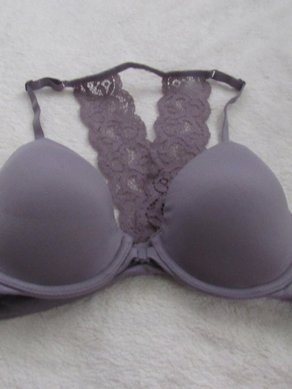 Victoria's Secret Racerback Perfect Coverage Bra Size 34B USED